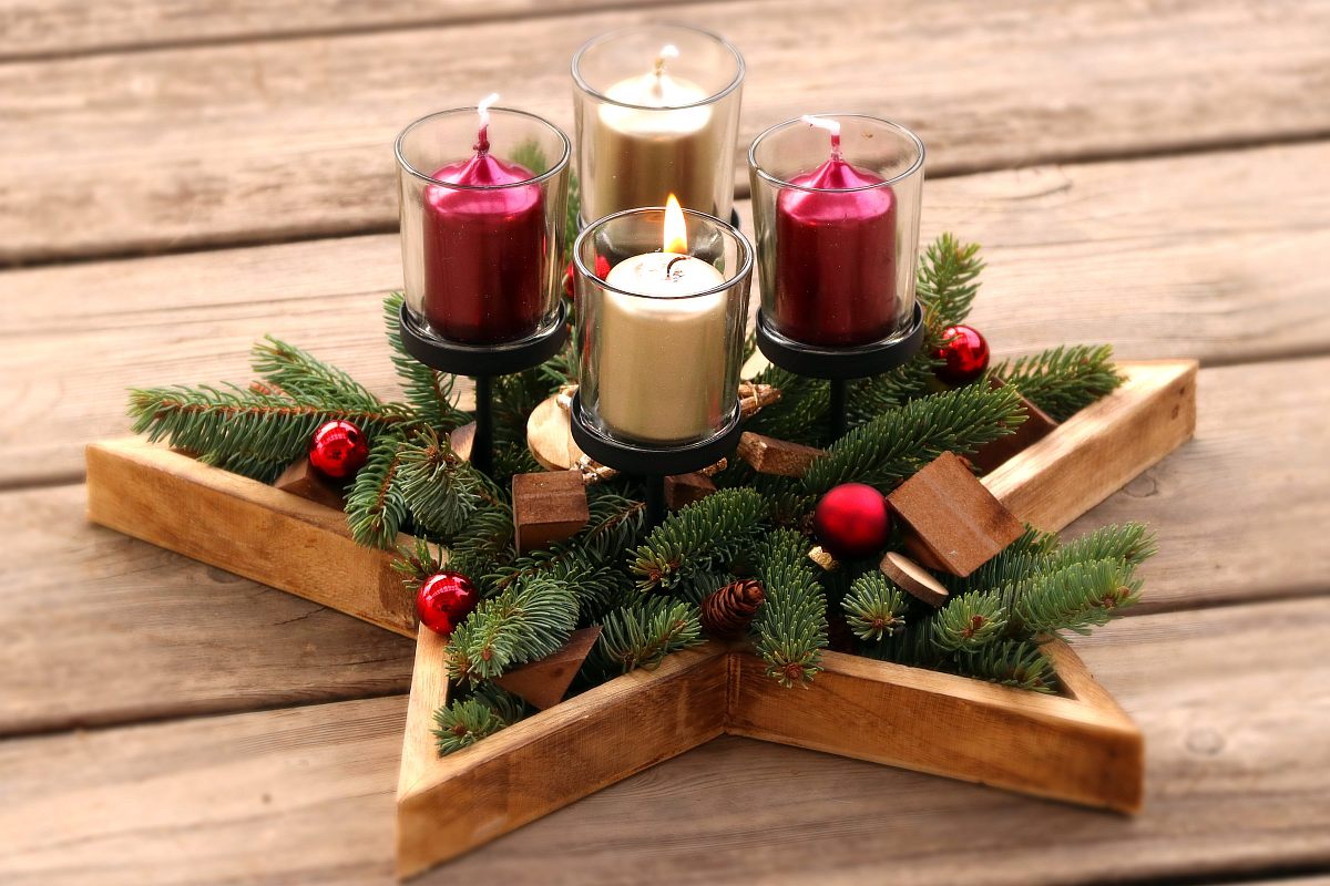 candle decoration ideas for christmas 