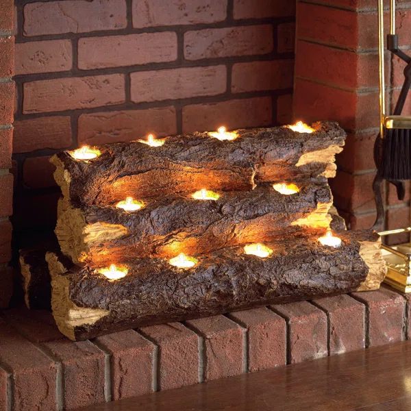 Tealight Decorative Logs