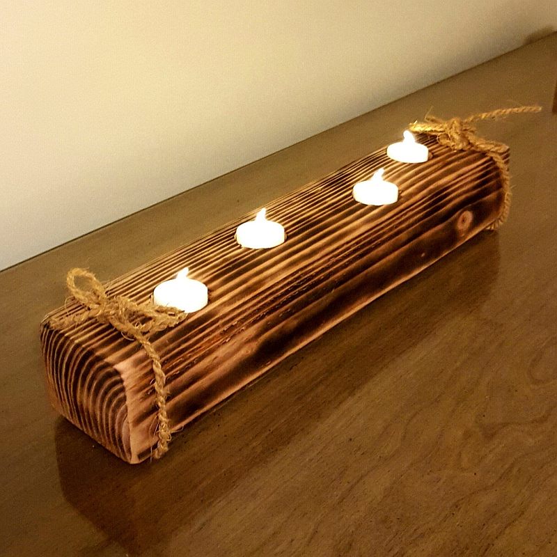 How to Make Alluring DIY Wooden Tea Light Candle Holders?