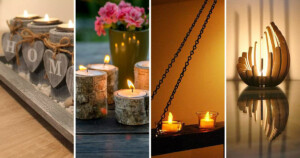 Decorate your Home with Wooden Candle Holders