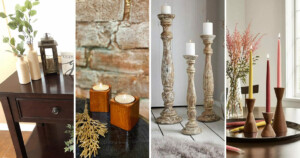 5 best wooden candle holders for your interiors