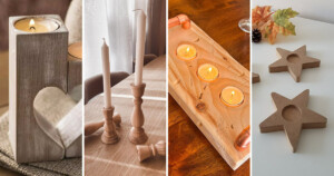 creative tips to incorporate unfinished wood candle holders into any interior design