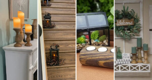 decor tips spruce your space up with wooden candle holders