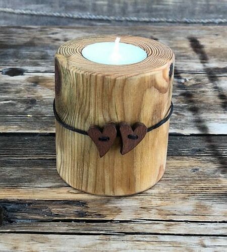 handmade candle holder