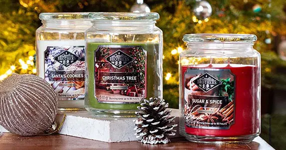 Candle Brothers Velas perfumadas para la Navidad de 2024.webp