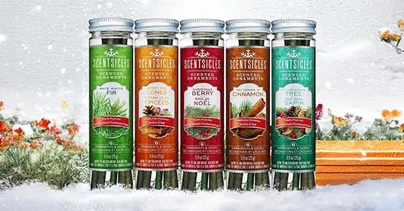 Discover the best Christmas tree scents by Scentsicles: aromatic sticks for the holidays