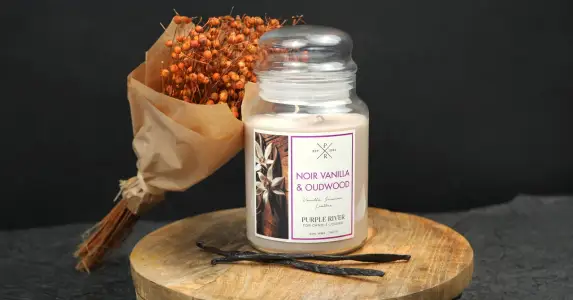 New soy candle fragrances by Purple River – Mia Flora, Noir Vanilla & Oudwood, Cashmere Lux