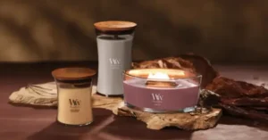 Nuevas fragancias de velas Woodwick Coleccion Opulent Woods OtonoInvierno.webp