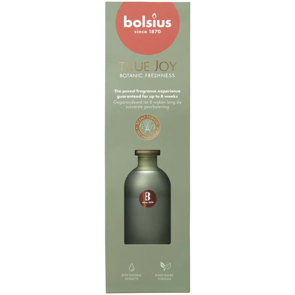 Bolsius True Joy⁣ difusor de fragancia en stick 80 ml en vidrio - Botanic Freshness